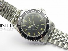 Vintage Submariner 5513 No Date SS B12 Best Edition Black Dial on Jubilee Bracelet A2836 (Style6)