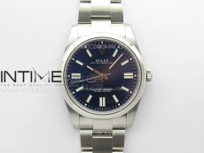 Oyster Perpetual 41mm 124300 SS APSF 1:1 Best Edition Blue Dial on SS Bracelet A2824