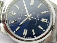 Oyster Perpetual 41mm 124300 SS APSF 1:1 Best Edition Blue Dial on SS Bracelet A2824