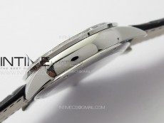 GP Bridges 41mm Tourbillon SS/T Crystal YSF Best Edition White Dial on Black Leather Strap