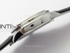 GP Bridges 41mm Tourbillon SS YSF Best Edition White Dial on Black Leather Strap