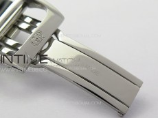 GP Bridges 41mm Tourbillon SS YSF Best Edition White Dial on Black Leather Strap