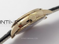 GP Bridges 41mm Tourbillon RG YSF Best Edition White Dial on Black Leather Strap