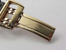GP Bridges 41mm Tourbillon RG YSF Best Edition White Dial on Black Leather Strap