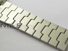 Santos de Cartier 40mm SS/Cer GF 1:1 Best Edition White Dial on SS Bracelet MIYOTA 9015