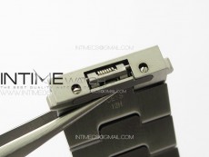 Santos de Cartier 40mm SS/Cer GF 1:1 Best Edition White Dial on SS Bracelet MIYOTA 9015