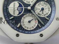 Royal Oak Perpetual Calendar 26579CB White Ceramic APSF Best Edition on White Ceramic Bracelet A5134 V3