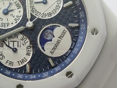 Royal Oak Perpetual Calendar 26579CB White Ceramic APSF Best Edition on White Ceramic Bracelet A5134 V3