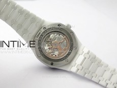 Royal Oak Perpetual Calendar 26579CB White Ceramic APSF Best Edition on White Ceramic Bracelet A5134 V3