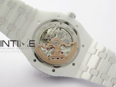 Royal Oak Perpetual Calendar 26579CB White Ceramic APSF Best Edition on White Ceramic Bracelet A5134 V3