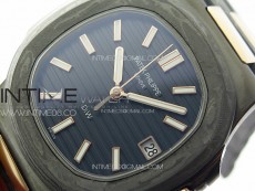 Nautilus 5711 DIW Carbon DIWF 1:1 Best Edition Black Textured Dial on Carbon/RG Bracelet 324CS