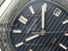 Nautilus 5711 DIW Carbon DIWF 1:1 Best Edition Black Textured Dial on Carbon/RG Bracelet 324CS