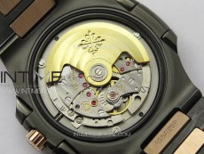 Nautilus 5711 DIW Carbon DIWF 1:1 Best Edition Black Textured Dial on Carbon/RG Bracelet 324CS
