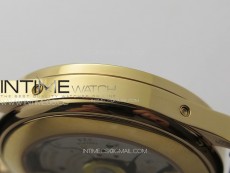 Annual Calendar Moonphase 5396 RG ZF 1:1 Best Edition Blue Dial T Crystal Markers on Blue Leather Strap A324