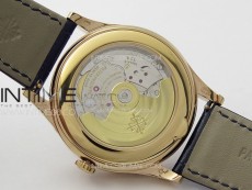 Annual Calendar Moonphase 5396 RG ZF 1:1 Best Edition Blue Dial T Crystal Markers on Blue Leather Strap A324