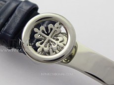 Annual Calendar Moonphase 5396 SS PPF 1:1 Best Edition White Dial on Black Leather Strap A324