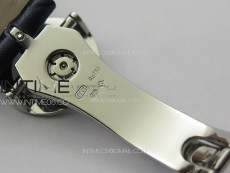 Annual Calendar Moonphase 5396 SS PPF 1:1 Best Edition White Dial on Black Leather Strap A324