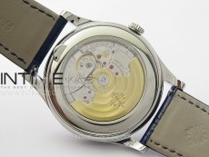 Annual Calendar Moonphase 5396 SS PPF 1:1 Best Edition White Dial on Black Leather Strap A324