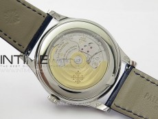 Annual Calendar Moonphase 5396 SS PPF 1:1 Best Edition White Dial on Black Leather Strap A324