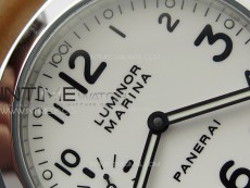 PAM1113 V HWF 1:1 Best Edition White Dial on Brown Leather Strap A6497