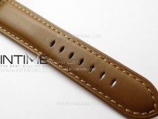 PAM1113 V HWF 1:1 Best Edition White Dial on Brown Leather Strap A6497