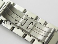Tank Louis Ladies 25mm SS/Dia Bezel 8848F 1:1 Best Edition White Dial on SS Bracelet Ronda Quartz(Free leather strap)