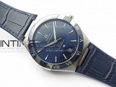 Constellation 41mm Blue Ceramic Bezel SS VSF 1:1 Best Edition Blue Dial on SS Bracelet A8900