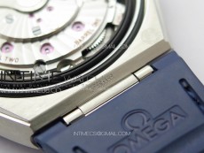 Constellation 41mm Blue Ceramic Bezel SS VSF 1:1 Best Edition Blue Dial on SS Bracelet A8900