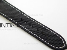 Avenger Chrono SS Red Second hand B50 Black Dial on Black Nylon Strap A7750