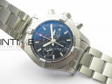 Avenger Chrono SS Red Second hand B50 Black Dial on SS Bracelet A7750