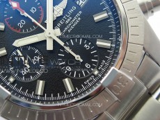 Avenger Chrono SS Red Second hand B50 Black Dial on SS Bracelet A7750