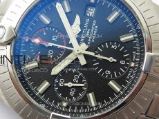 Avenger Chrono SS Red Second hand B50 Black Dial on SS Bracelet A7750