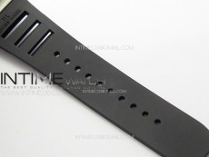 RM001 Real PR SS YSF Skeleton Dial on black Rubber Strap Asian Tourbillon