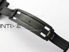 RM001 Real PR DLC YSF Skeleton Dial on black Rubber Strap Asian Tourbillon