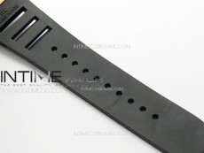 RM001 Real PR RG YSF Skeleton Dial on black Rubber Strap Asian Tourbillon
