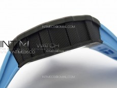 RM053-01 Real Forge Carbon YSF Best Edition Skeleton Dial on Blue Rubber Strap Asian Tourbillon