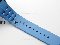 RM053-01 Real Forge Carbon YSF Best Edition Skeleton Dial on Blue Rubber Strap Asian Tourbillon