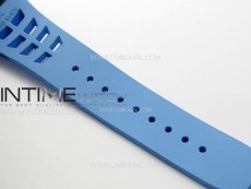 RM053-01 Real Forge Carbon YSF Best Edition Skeleton Dial on Blue Rubber Strap Asian Tourbillon