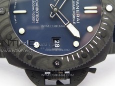 PAM1232 Carbotech 44mm VSF Best Edition Blue Dial Blue Markers on Blue Rubber Strap P.9010 Clone