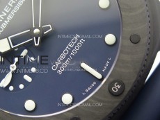 PAM1232 Carbotech 44mm VSF Best Edition Blue Dial Blue Markers on Blue Rubber Strap P.9010 Clone