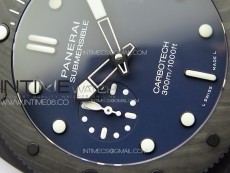PAM1232 Carbotech 44mm VSF Best Edition Blue Dial Blue Markers on Blue Rubber Strap P.9010 Clone