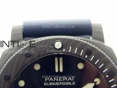 PAM1232 Carbotech 44mm VSF Best Edition Blue Dial Blue Markers on Blue Rubber Strap P.9010 Clone
