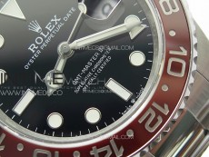 GMT-Master II 126710 Red/Blue Ceramic Bezel 904L SS GMF 1:1 Best Edition Black Dial on 904L Oyster Bracelet VR3285 V5