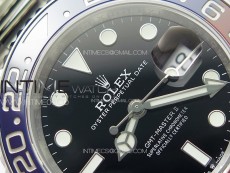 GMT-Master II 126710 Red/Blue Ceramic Bezel 904L SS GMF 1:1 Best Edition Black Dial on 904L Oyster Bracelet VR3285 V5