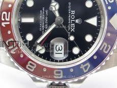 GMT-Master II 126710 Red/Blue Ceramic Bezel 904L SS GMF 1:1 Best Edition Black Dial on 904L Oyster Bracelet VR3285 V5
