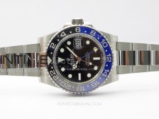 GMT-Master II 126710 Black/Blue Ceramic Bezel 904L SS GMF 1:1 Best Edition Black Dial on 904L Oyster Bracelet VR3285 V5