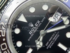 GMT-Master II 126710 Black/Blue Ceramic Bezel 904L SS GMF 1:1 Best Edition Black Dial on 904L Oyster Bracelet VR3285 V5