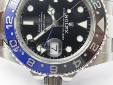 GMT-Master II 126710 Black/Blue Ceramic Bezel 904L SS GMF 1:1 Best Edition Black Dial on 904L Oyster Bracelet VR3285 V5