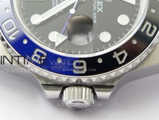 GMT-Master II 126710 Black/Blue Ceramic Bezel 904L SS GMF 1:1 Best Edition Black Dial on 904L Oyster Bracelet VR3285 V5