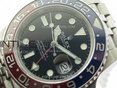GMT-Master II 126710 Red/Blue Ceramic Bezel 904L SS GMF 1:1 Best Edition Black Dial on 904L Jubilee Bracelet VR3285 V5